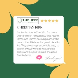 a resident review graphic